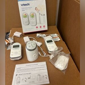 VTECH Digital Audio Monitor with 2 Parent Units, Model TM8212-2